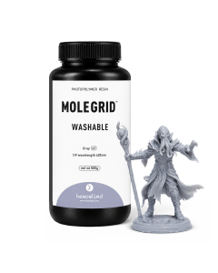 Kexcelled MOLEGRID™ Water Washable 3D Printing Resin Grey 500g