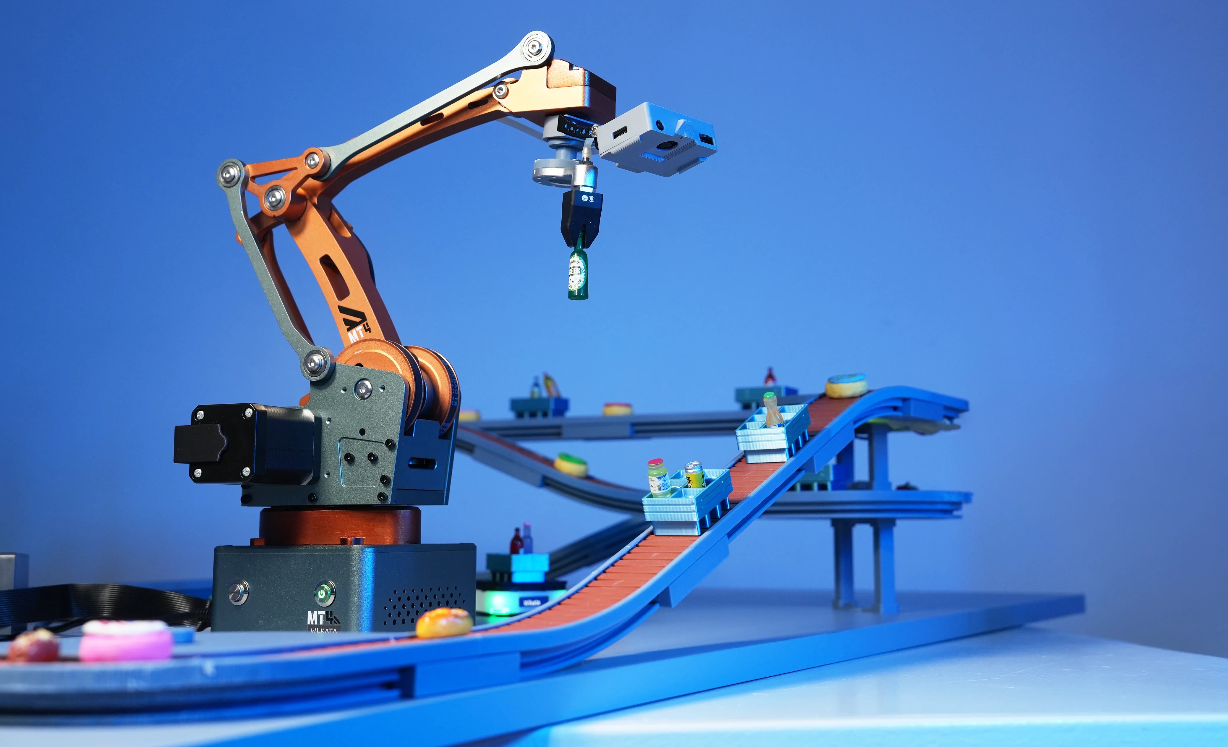WLKATA MT4 robotic arm end effector and tooling options