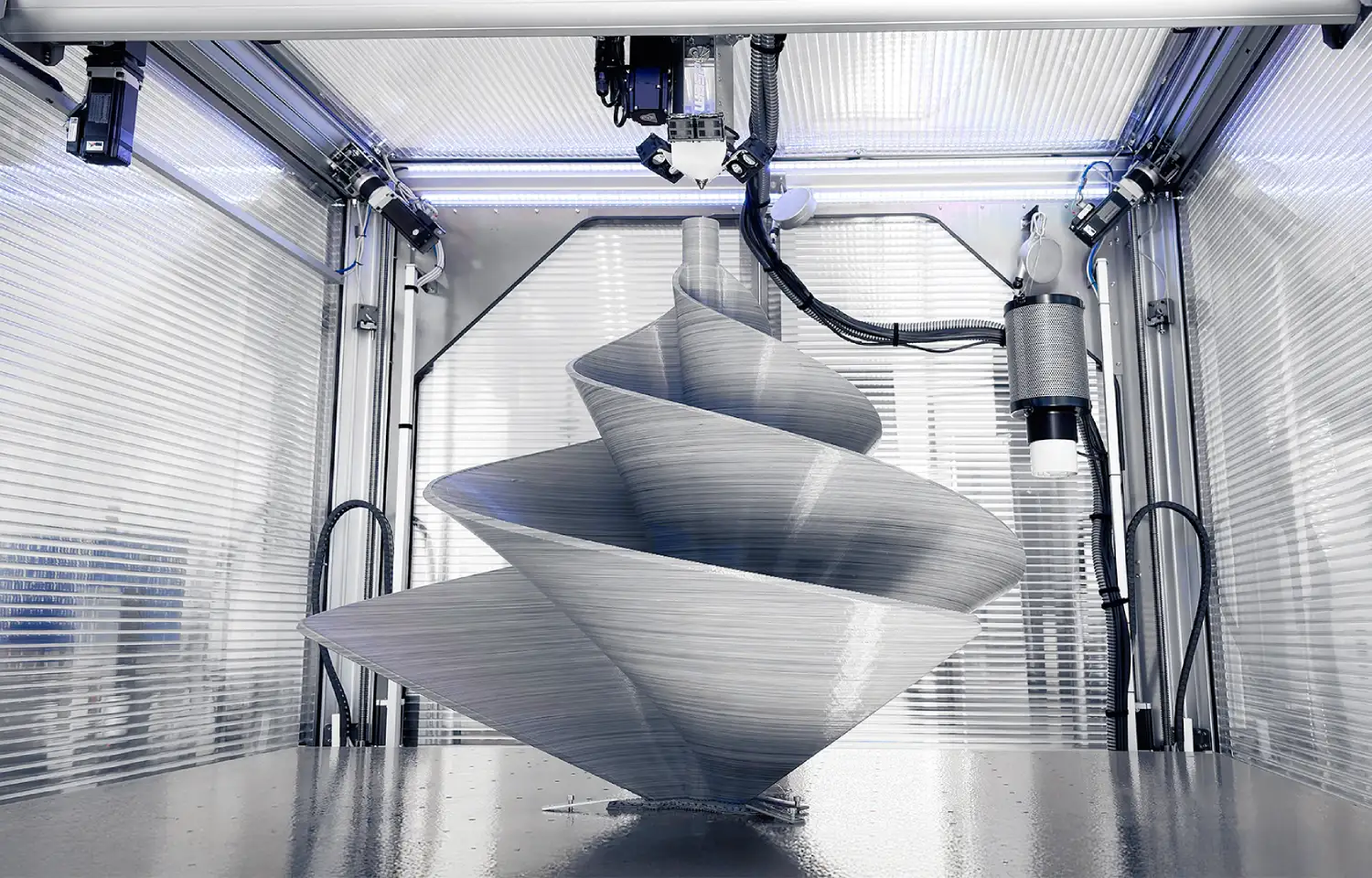 WASP CUBO HDP 1200mm cubic build volume pellet 3D printer
