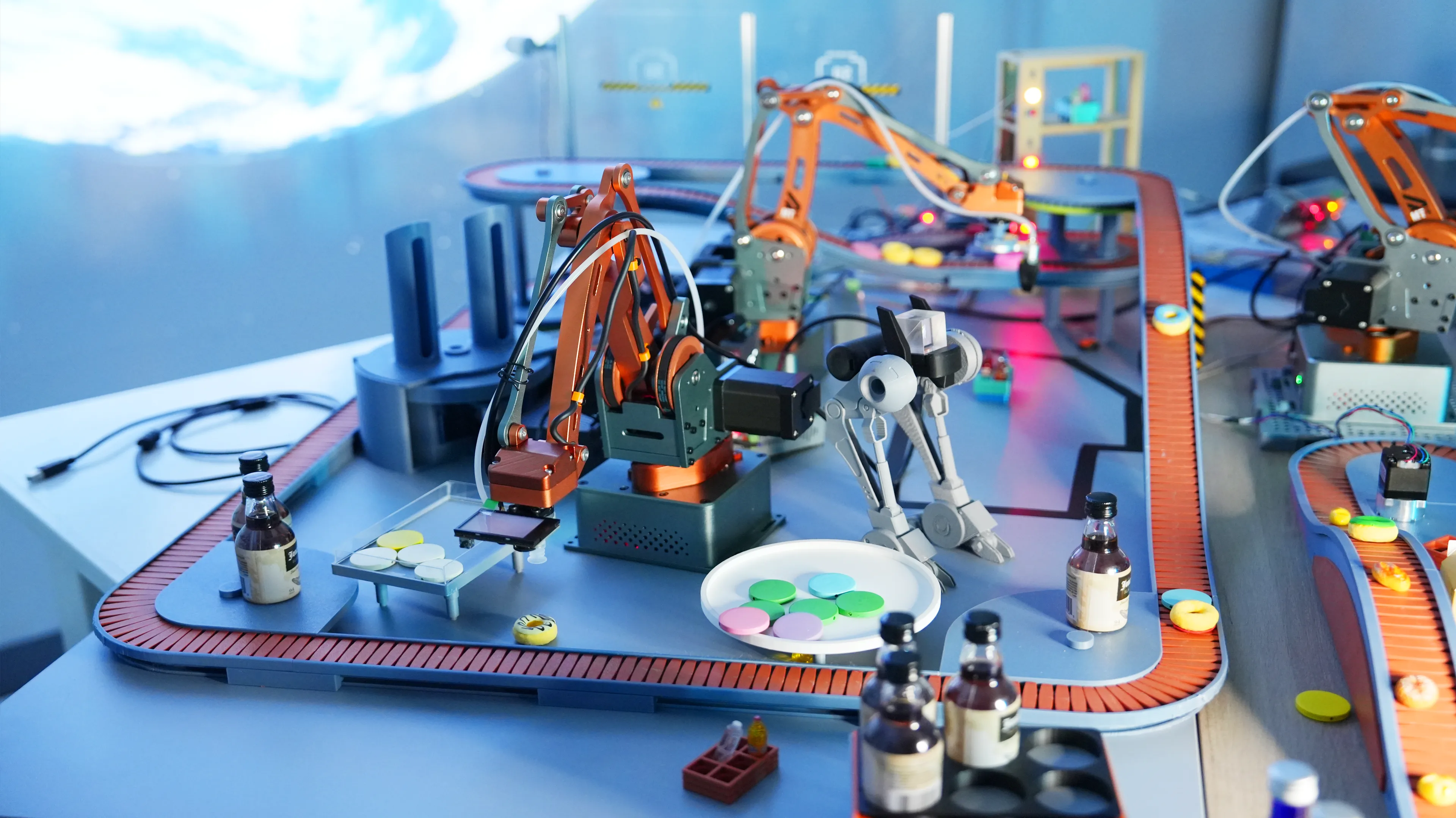 WLKATA MT4 Edu Kit and Advanced Kit metal robotic arm
