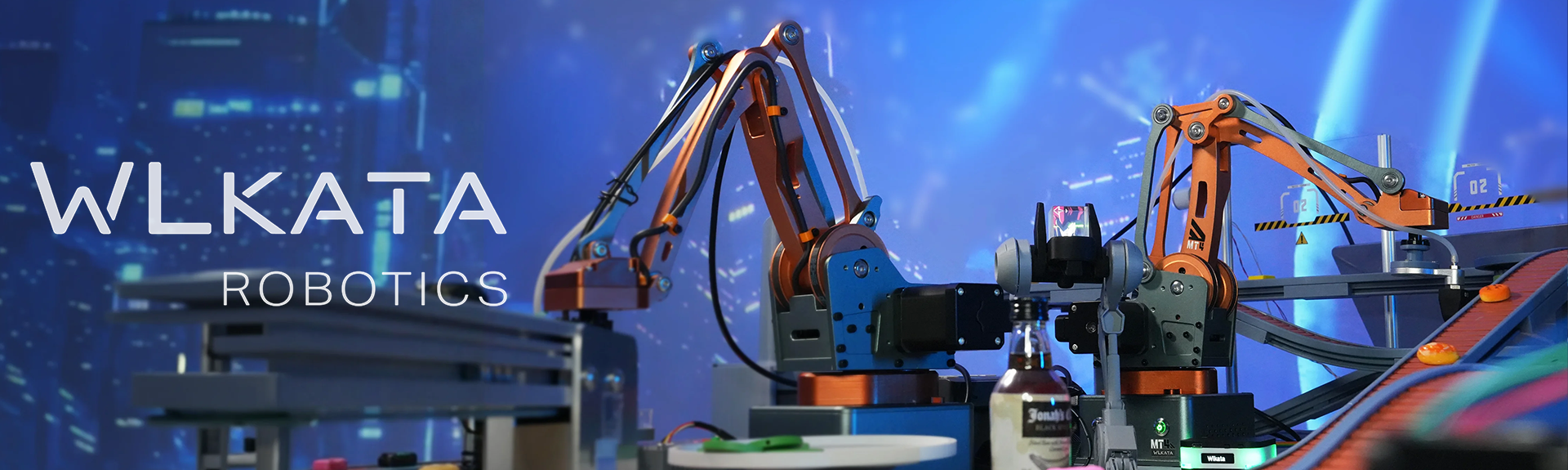 WLKATA robotics and smart manufacturing training systems